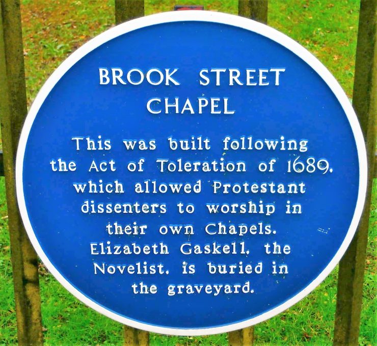 Brook Street Chapel Blue Plaque